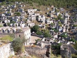 Ghost Village Kayaköy (Karmylassos) in Fethiye, Turkey